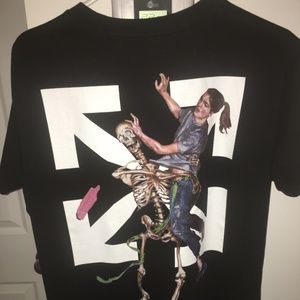 Off white skeleton t shirt
